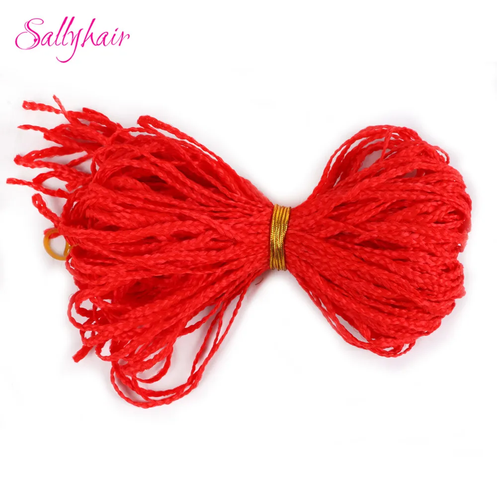 Sallyhair, Zizi, косички, вязанные крючком, коробка, косички, цветные синтетические волосы для наращивания, жук, серый блонд, вязанные волосы, 48 прядей/упаковка