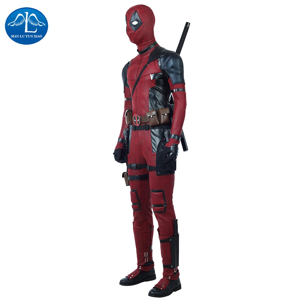 Manluyunxiao Дэдпул Косплей Хэллоуин Карнавальный костюм для мужчин Once Upon A Deadpool комбинезон маскарадный наряд на заказ