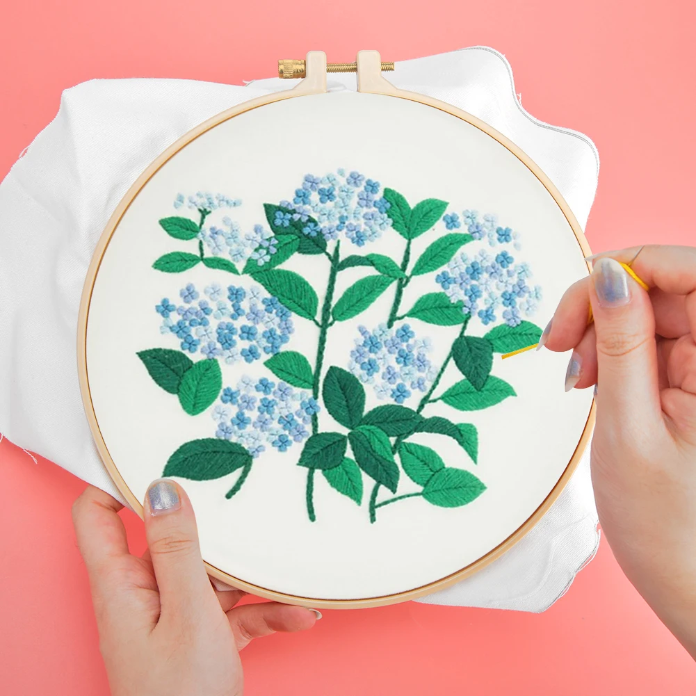 Набор для вышивки цветов начинающих набор рукоделия вышивка крестиком ручная