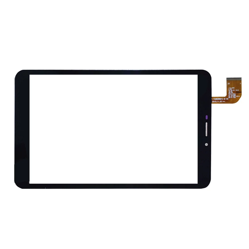 

Black touch screen HSCTP-746B W801-8-V0 For 8inch