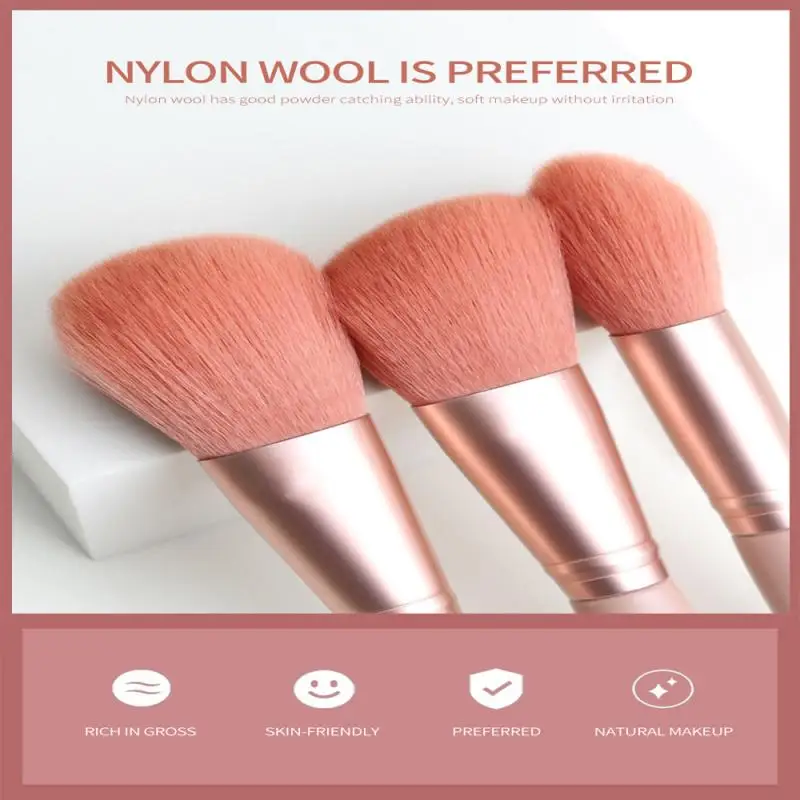 Dropship MAANGE 4 Colors Women Gift Fashion Eye Shadow Concealer Foundation Lip Brush Kit Cosmetics 9pcs/set Makeup Brushes Set | Красота и