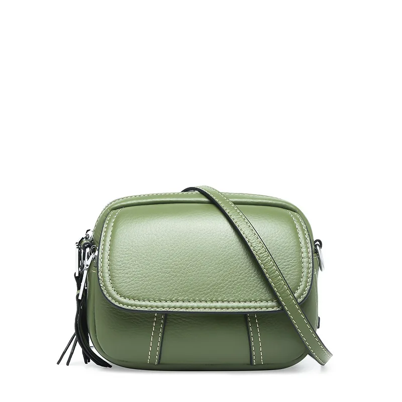 hot sale women's mini Leather cowhide fashionable Messenger bag small round Single lykj-yx |