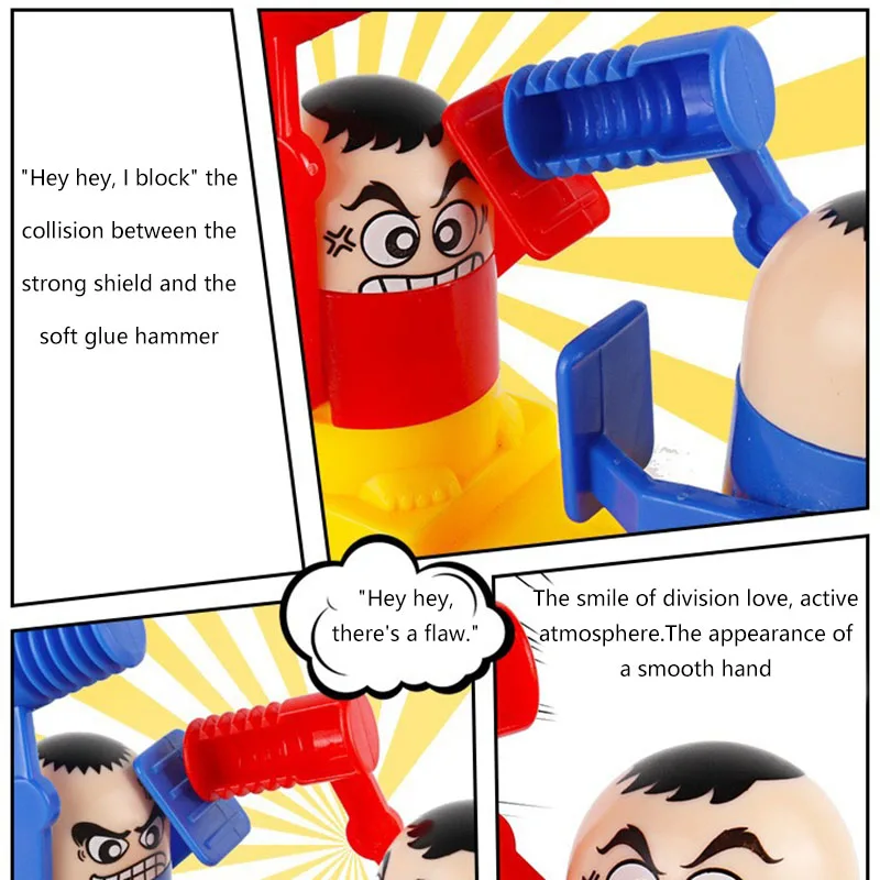 

Parent-Child Battle Game Toy Double Fight Machine Kid Double Battle Games Interactive Hammer Hiding Gags Jokes Toys VS Xmas Gift