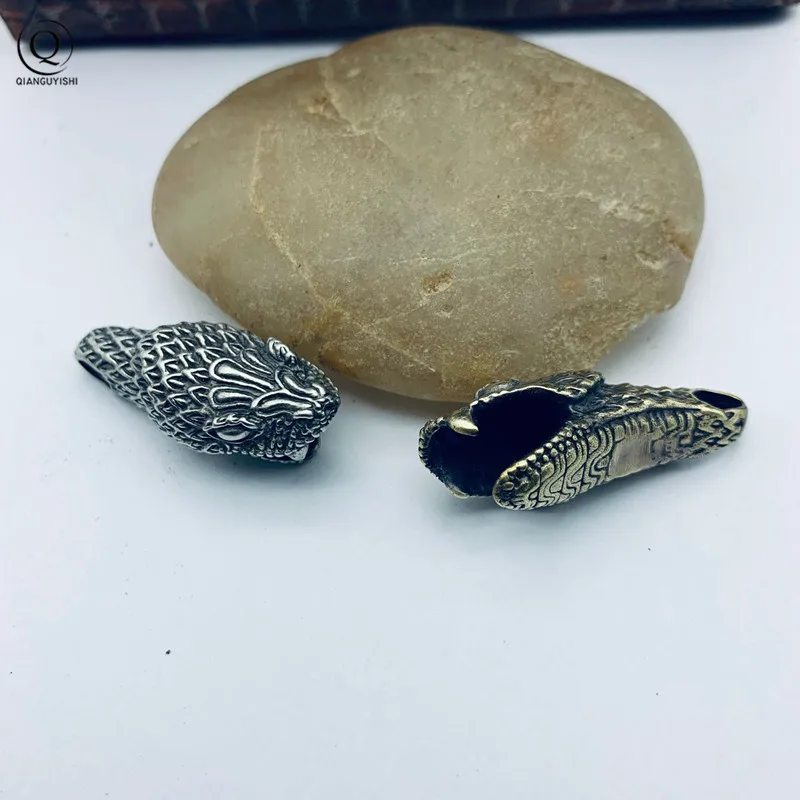 Мужской дизайн ретро боа змея Монстр Латунное Ожерелье Подвеска ювелирные