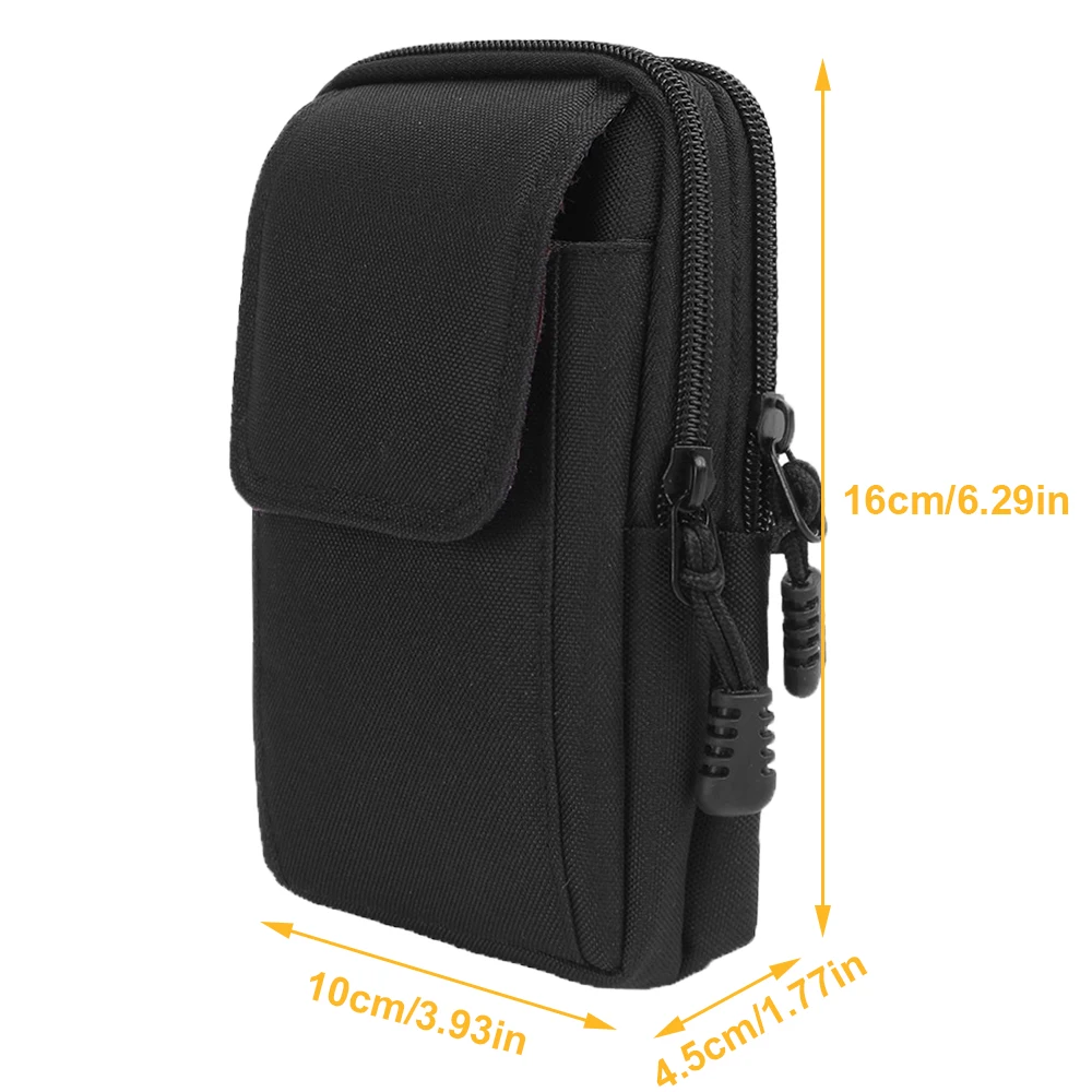 Тактический поясной кошелек двухслойная военная сумка для телефона забавная