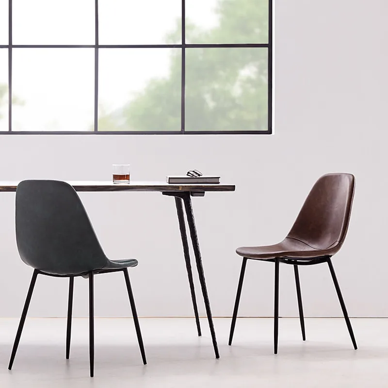 Современный классический обеденный стул в скандинавском стиле роскошный мягкий