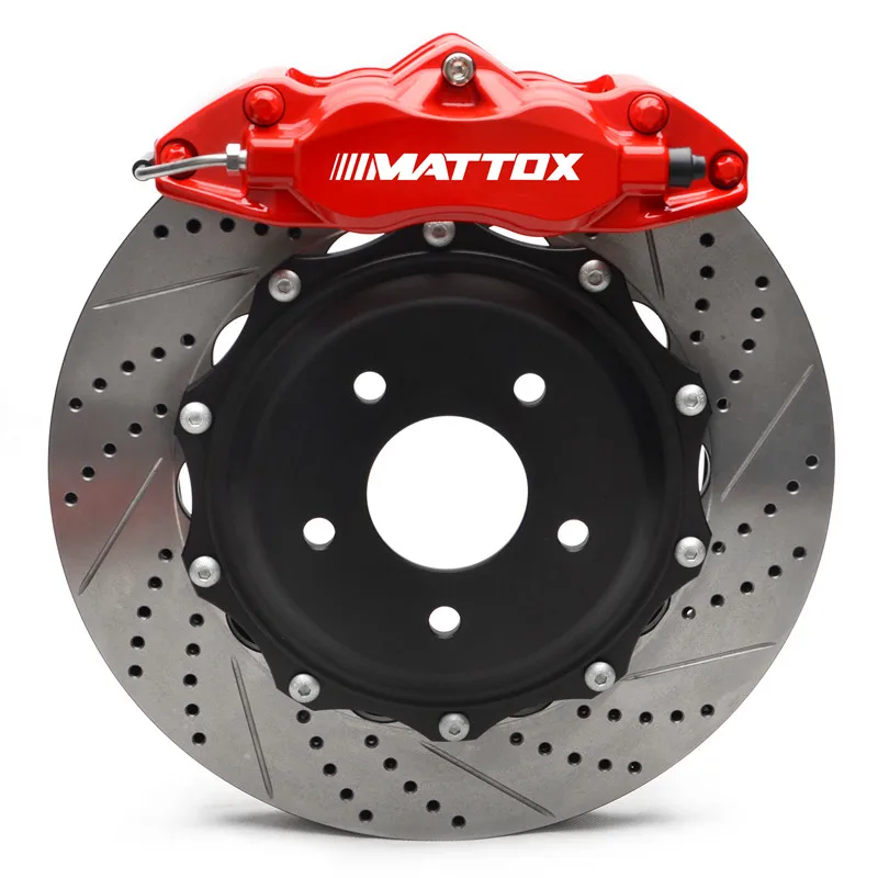 

Mattox Big Brake Kit A6 Brake Rotor 330*28mm with 4POTS Piston Caliper ForAudi A6 QUATTRO 2008 Front 17inch