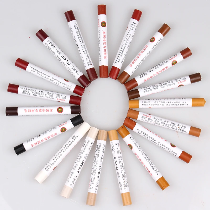 20 шт./компл. краска для мебели ремонта пола Восковая карандаш царапин ручка