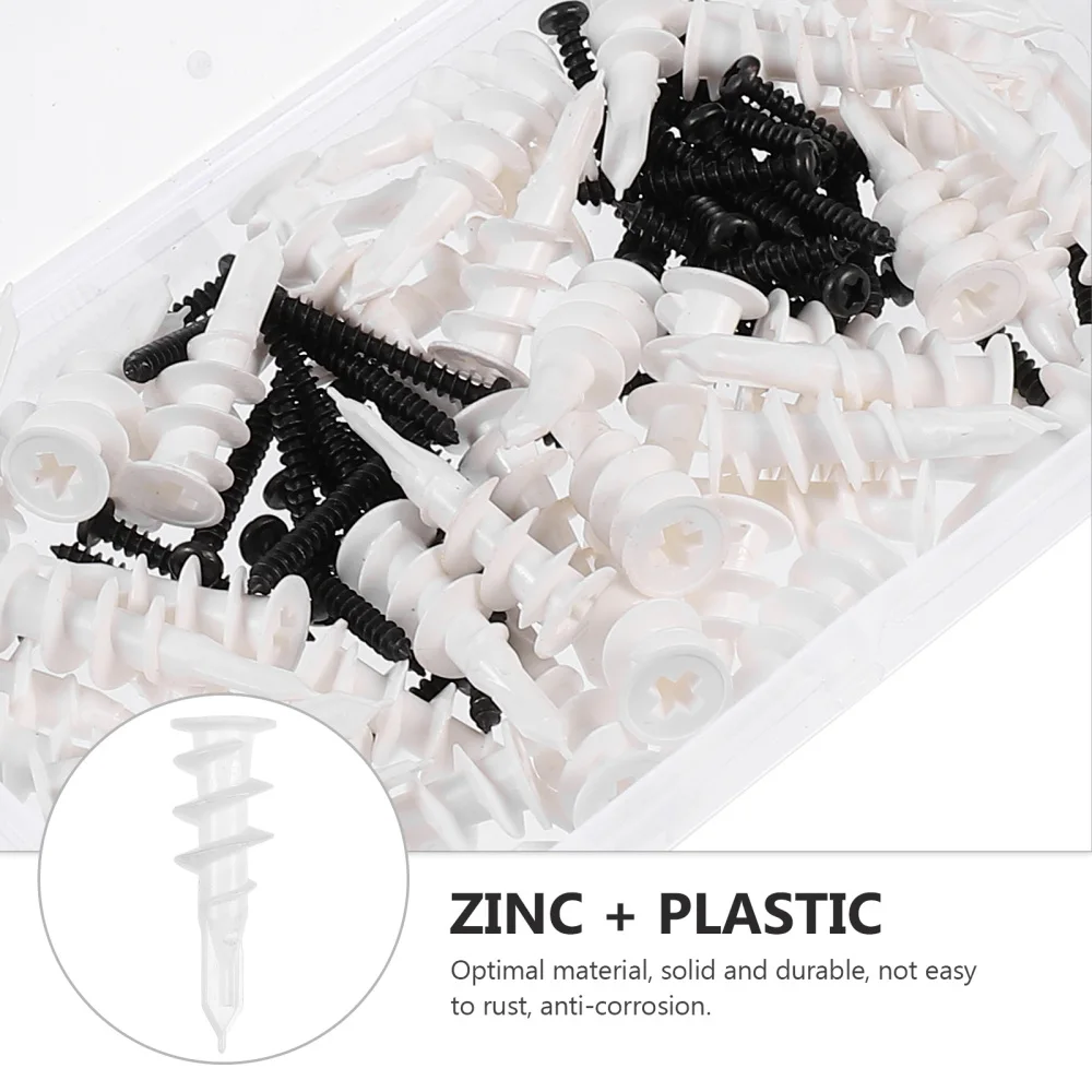 

Gypsum Drywall Wall Board Self-tapping Screws and Nails Set (Assorted Color)