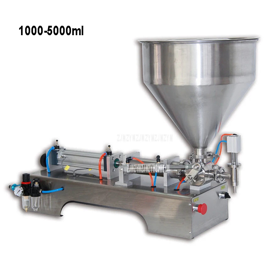 

G1WG 1000-5000 мл пневматическая машина для розлива пасты с одной головкой, машина для розлива жидкости, наполнитель для крема, лака для ногтей, со...