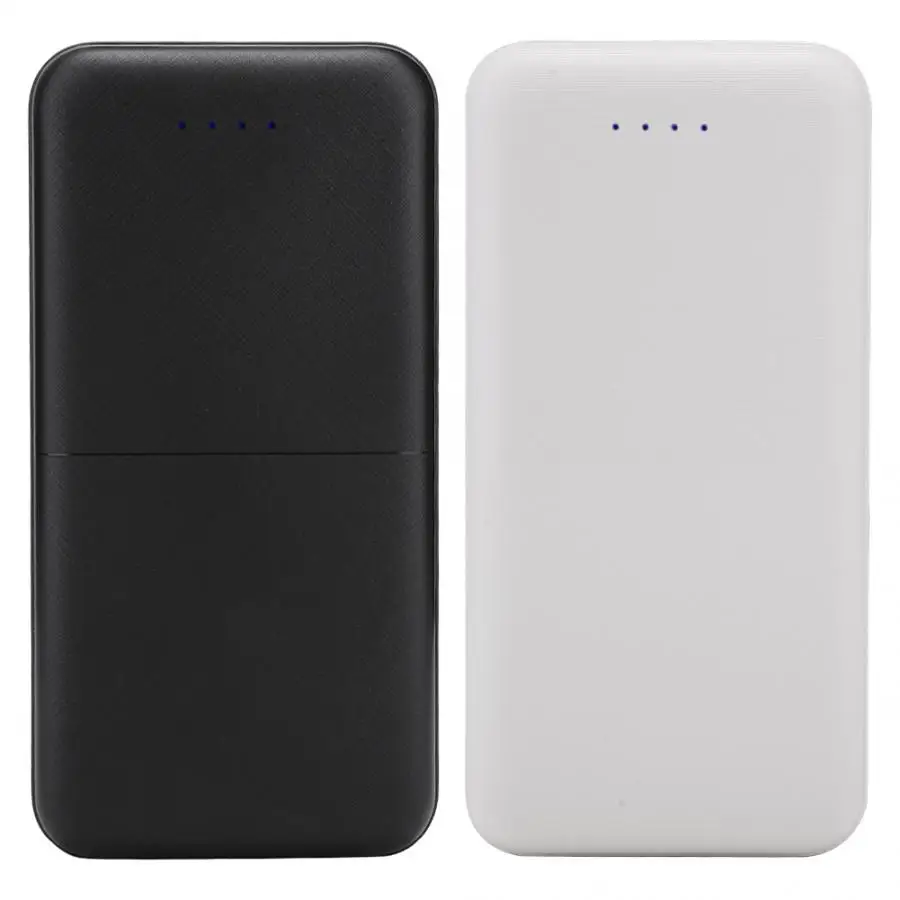 Внешний аккумулятор корпус из углеродного волокна 20000 мАч портативный литий