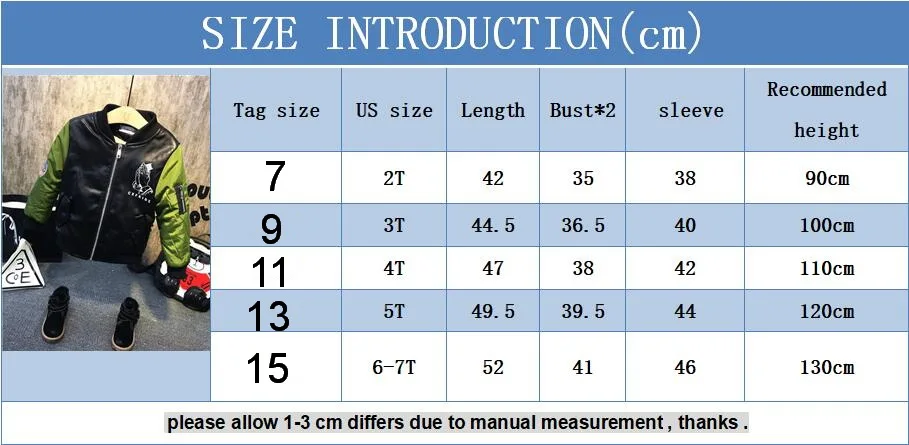 Куртка из ПУ кожи и хлопка для мальчиков 2 6 лет|Пальто парки| |
