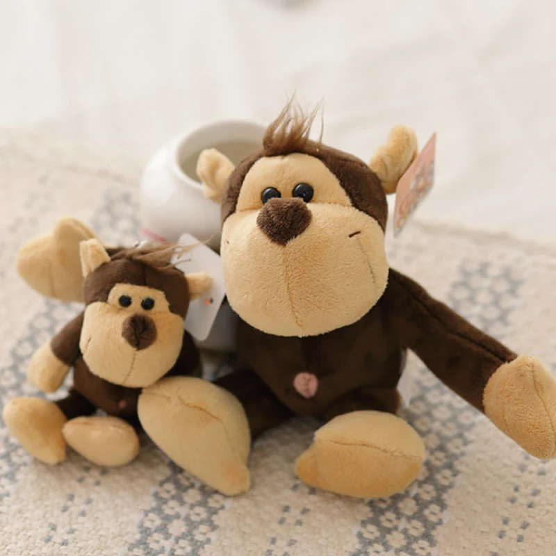 Популярный Лев слон жираф обезьяна плюшевая кукла серия джунглей чучело