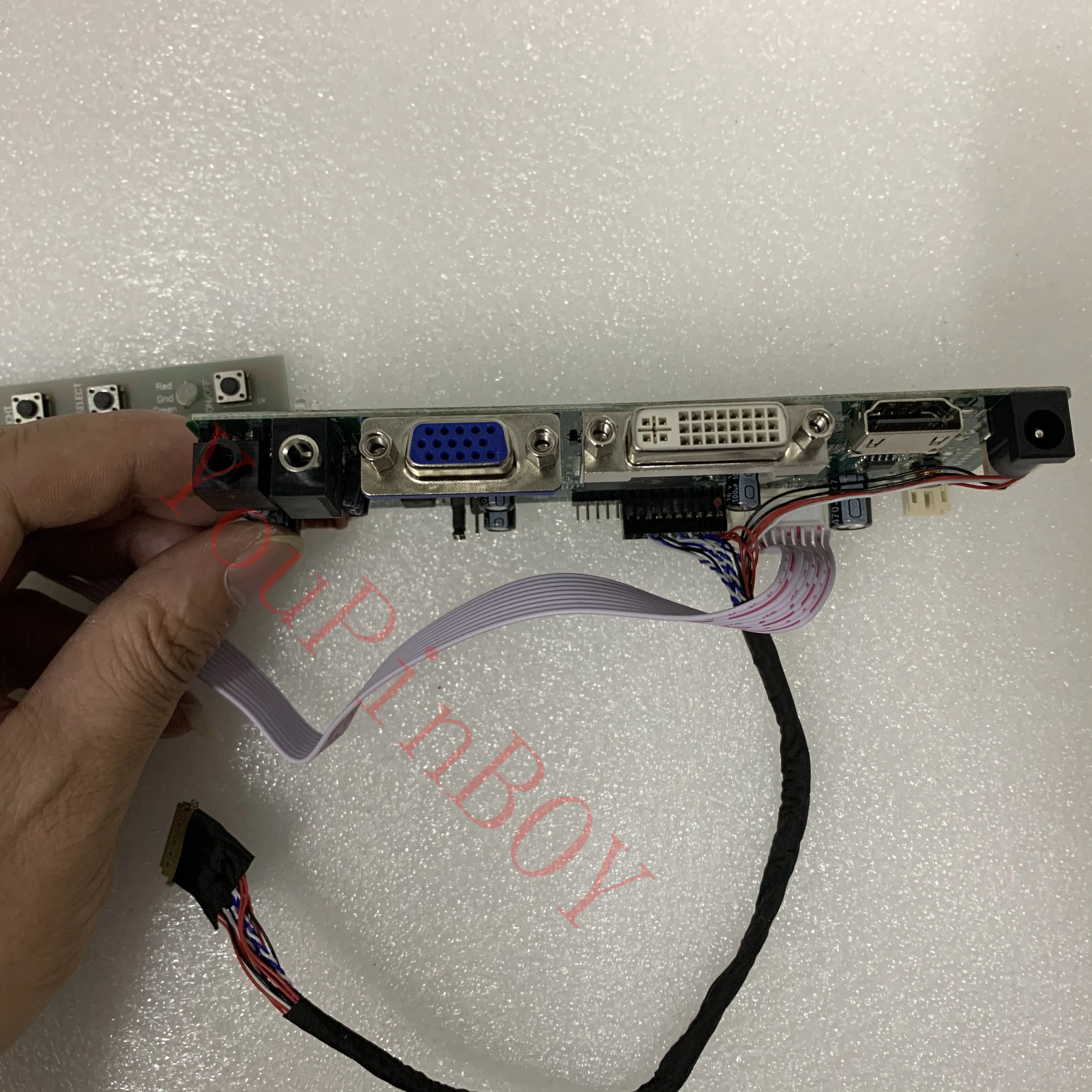 YouPin комплект контрольной платы монитора для B156XTN02.0 N156BGE-L21 HDMI + DVI VGA ЖК-экрана