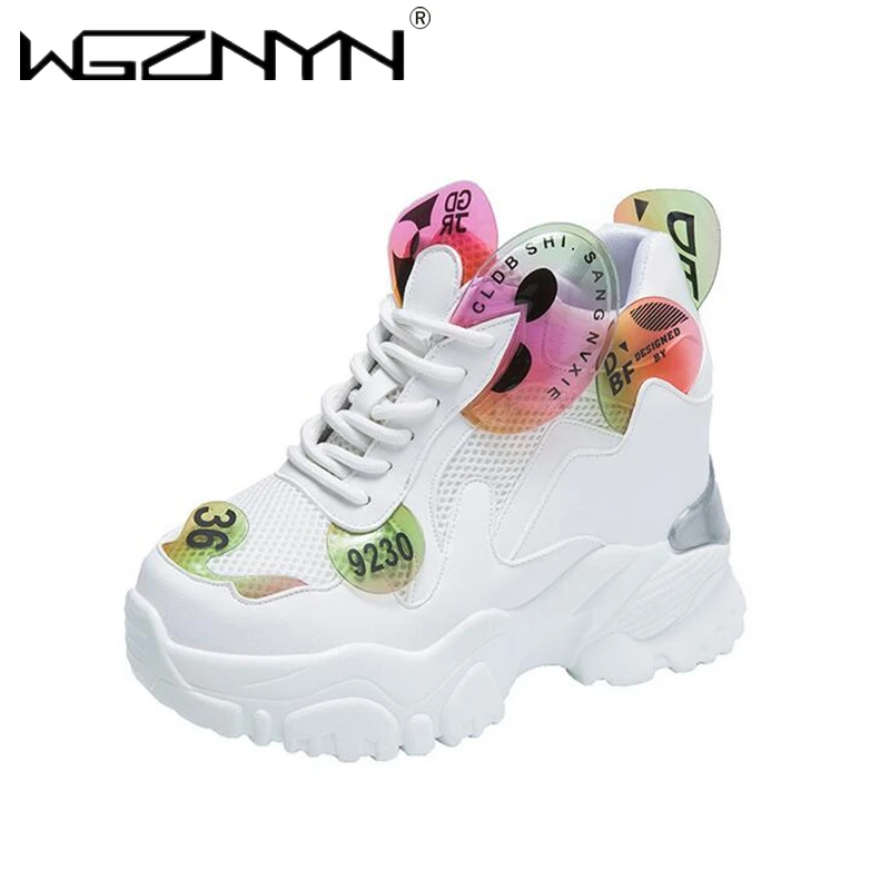 

Women High Platform Sneakers Tenis Feminino NEW Spring Female Shoes Woman Dad Sneakers Breathable Zapatos Casual Mujer 35-40