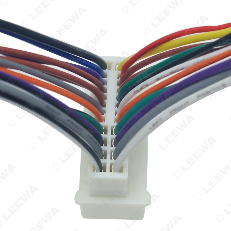 Автомагнитола LEEWA 10 шт. стерео полный штифт адаптер жгута проводов для Hyundai KIA