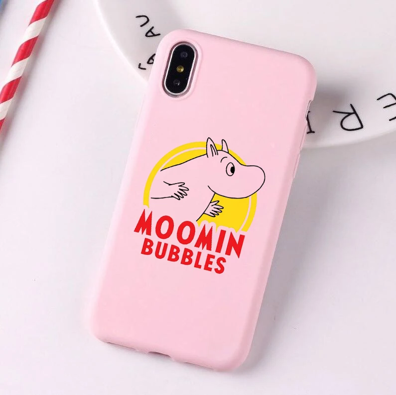 Cute Moomin TPU candy Soft Phone Case For huawei p30 pro p30 lite p20 pro p10 mate 20 p10 lite honor 9 lite