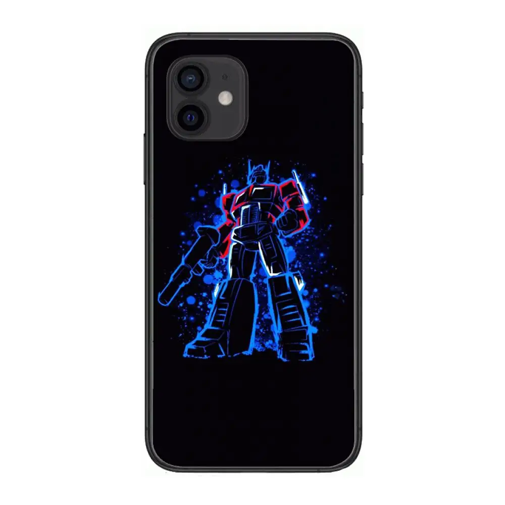 

Transformers Quality Style Phone Case cover For iphone 12 pro max 11 8 7 6 s XR PLUS X XS SE 2020 mini black cell shell