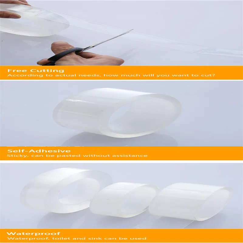 Водостойкие наклейки для кухонной раковины клейкая лента ванной туалета