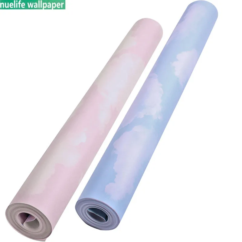 Комната для мальчиков и девочек спальня потолочные облака обои с изображением