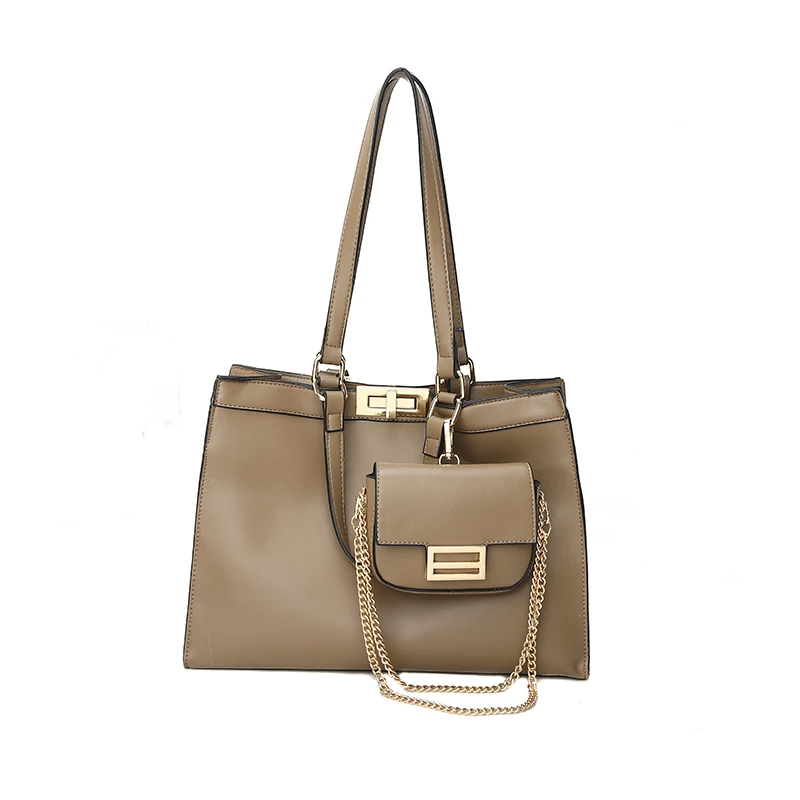 

Luxury Women's Branded Bags 2021 PU Leather Shoulder Bag Women High Quality Handbags Luxury Totes Large Capacity Hand Bag 6676