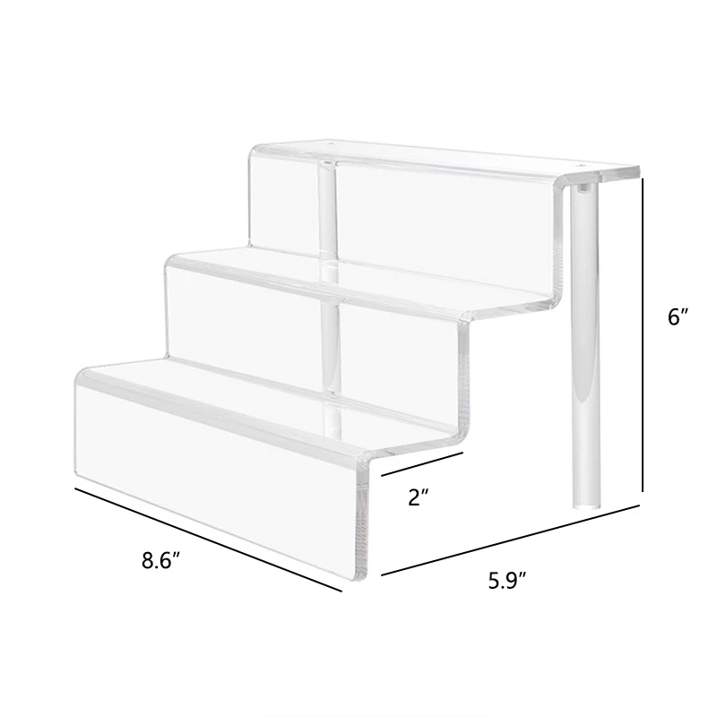 3 уровня Акриловые Кекс Дисплей Подставка под торт Стенд для десерта коллекции