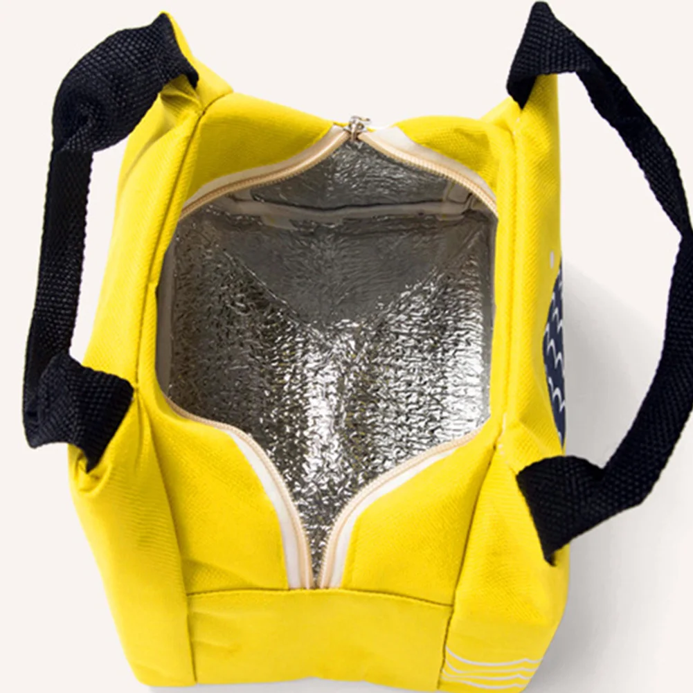 Оксфордская тканевая сумка для ланча вместительная школьная Изолированная