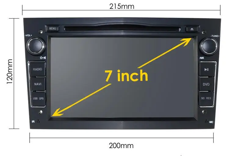 Автомобильный мультимедийный плеер gps Android 9 2 Din DVD Automotivo для OPEL/ASTRA/Zafira/Combo/Corsa/Antara/Vivaro радио FM DSP DVR USB BT - Цвет: Black