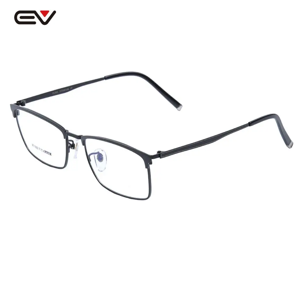 Чисто титановые оправы для очков прозрачные линзы Титановые прямоугольные очки