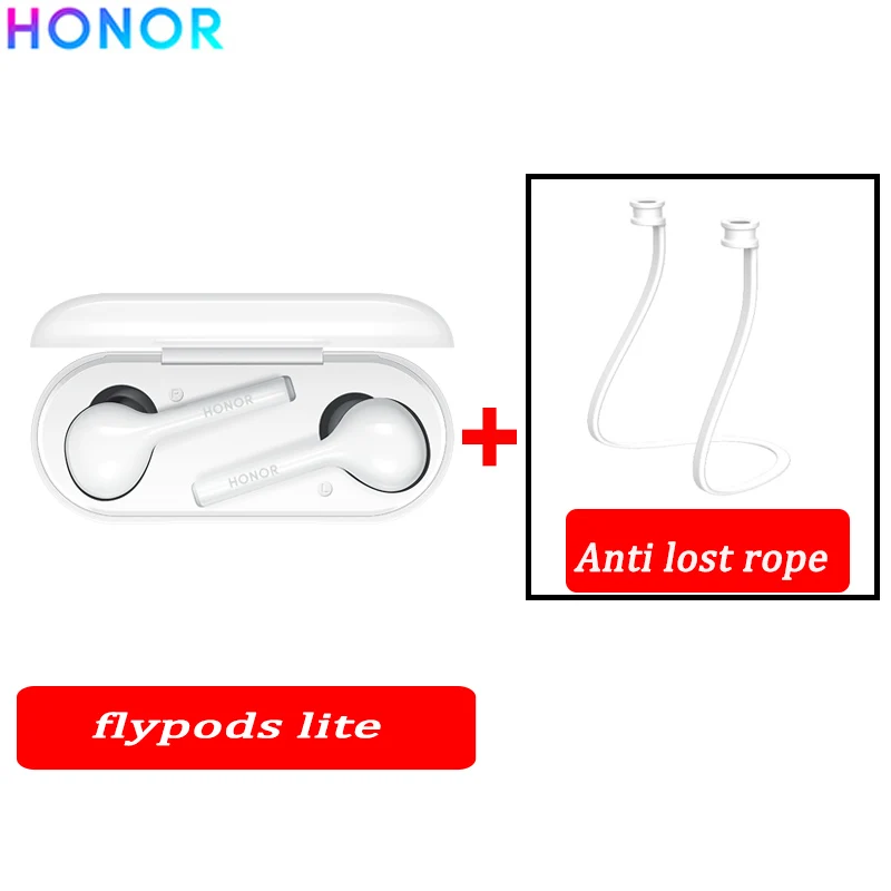 flypods lite rope Flypods lite Honor Flypods Lite беспроводные наушники Bluetooth 4,2 водонепроницаемые IP54 управление нажатием - Цвет: flypods lite rope
