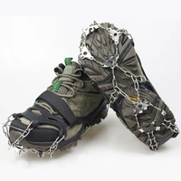 24 spikes carmpons ice cleats for shoes boots men women anti slip traction cleats for ice snow hiking climbing mountaineering