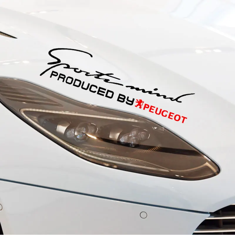 Автомобильные фары наклейки для бровей фотопленка отделка крышки Peugeot 3008 107 206 207