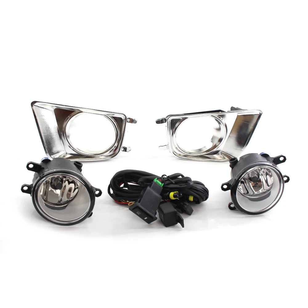 

Fog Light Kit w/ Chrome Bezel & Wiring Fit for Toyota Tacoma 2012 2013 2014 2015