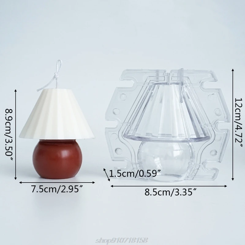 

Mini Table Lamp Shape Candle Mold Handmade Plastic Aromatherapy Candle Making Mould DIY Tools D21 20 Dropshipping