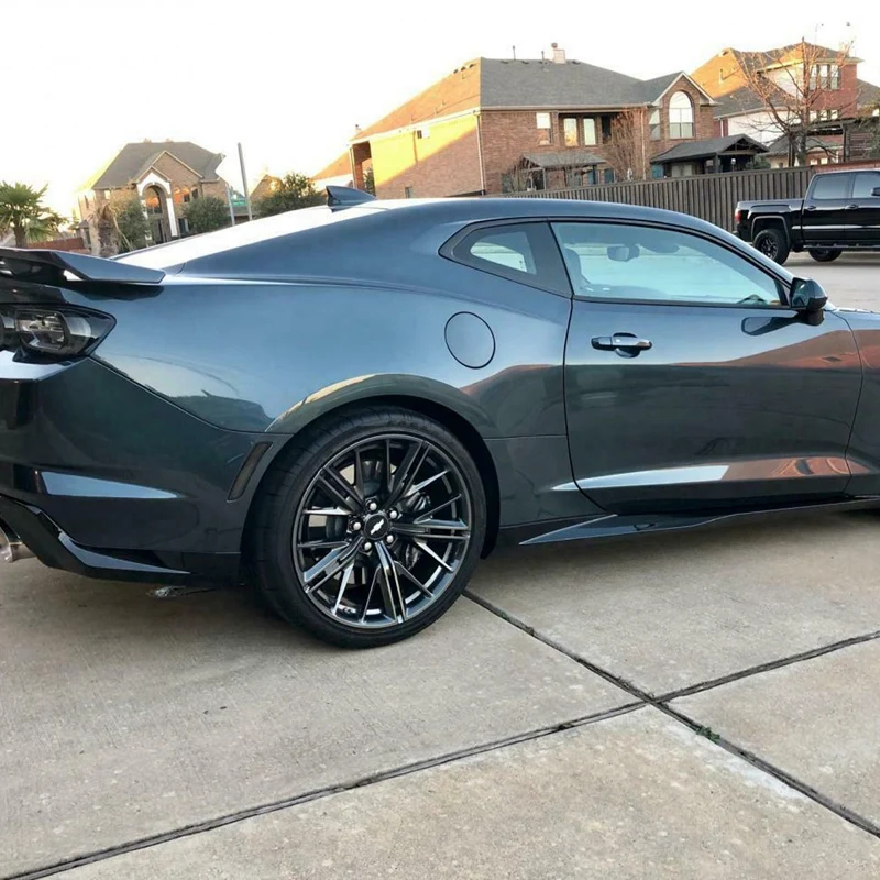 Chevy Camaro 2016 + дымчатые светодиодные боковые габаритные фонари-передние и задние