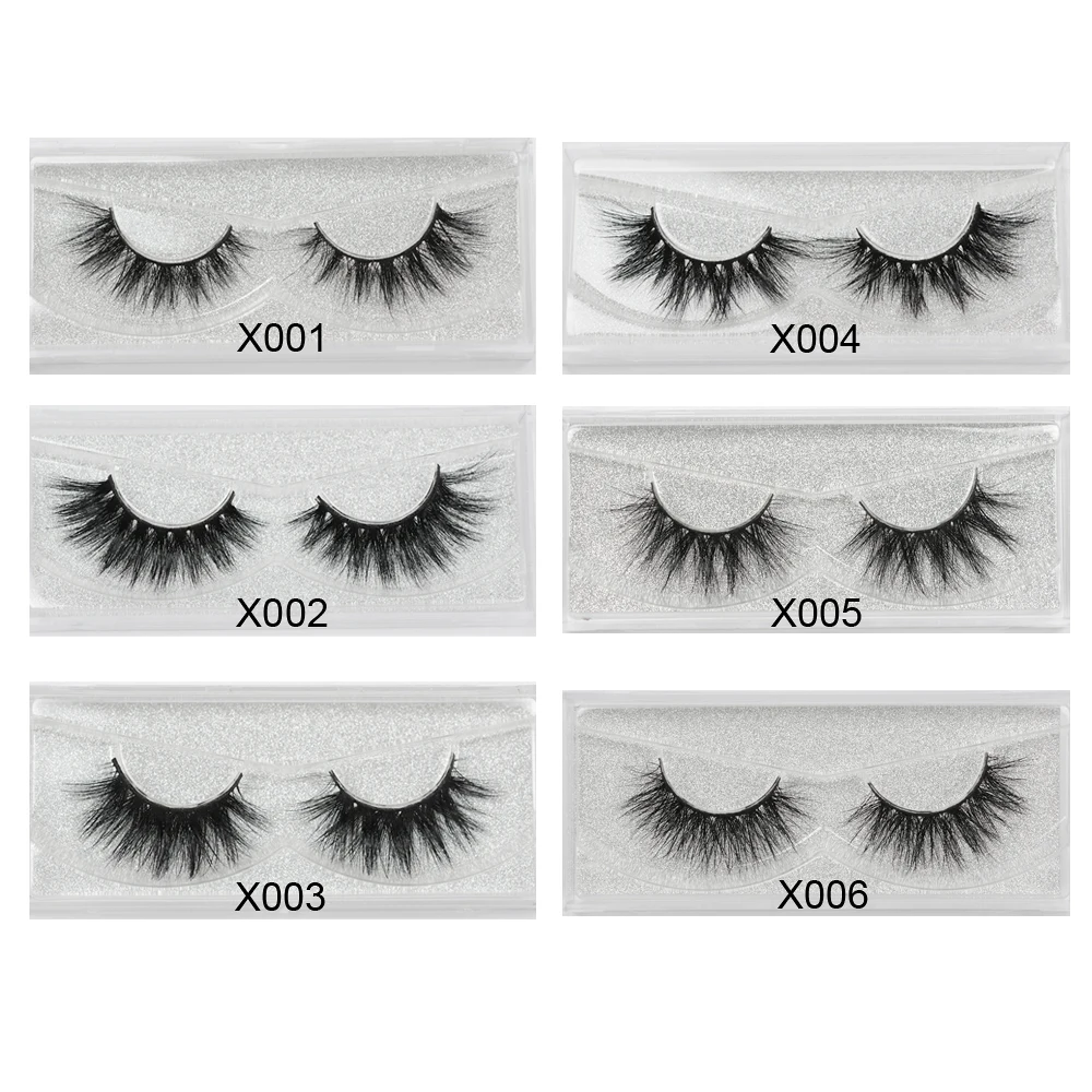 Ресницы из норки ресницы ручной работы с полными полосками без жестокости 3D