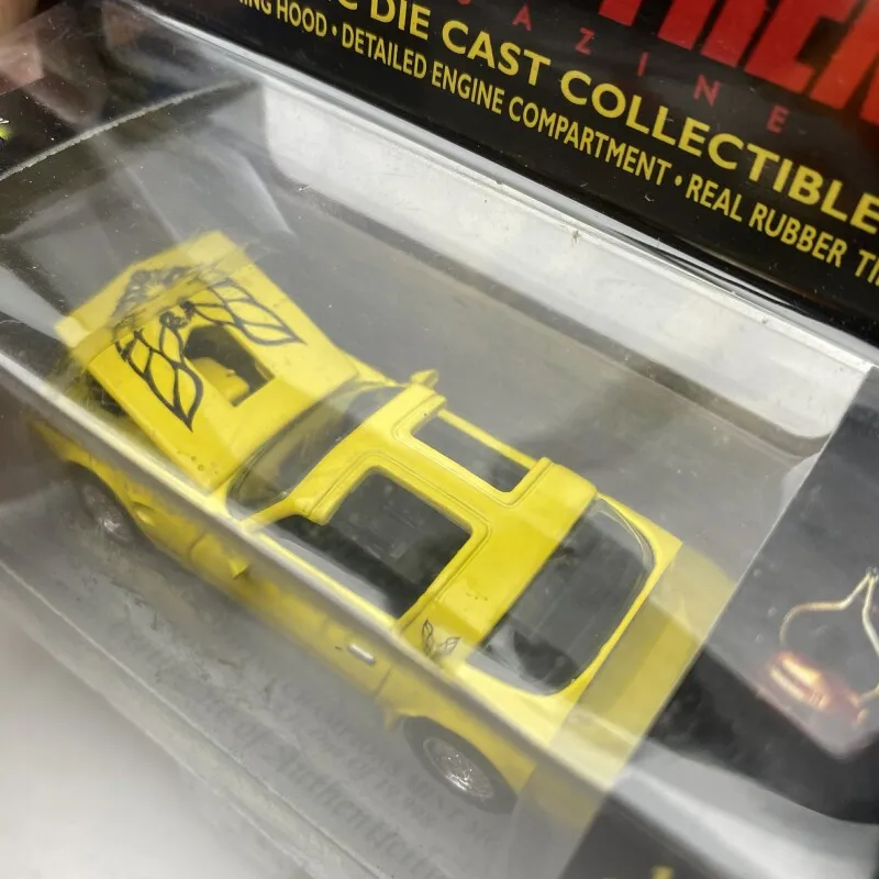 Радиоуправляемая модель автомобиля с желтым сплавом Pontiac trans am 1:64 78 дюймов