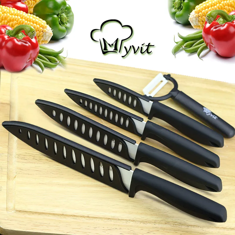 Набор керамических ножей 3 4 5 6 дюймов шеф-нож для нарезки ломтиков очистки овощей