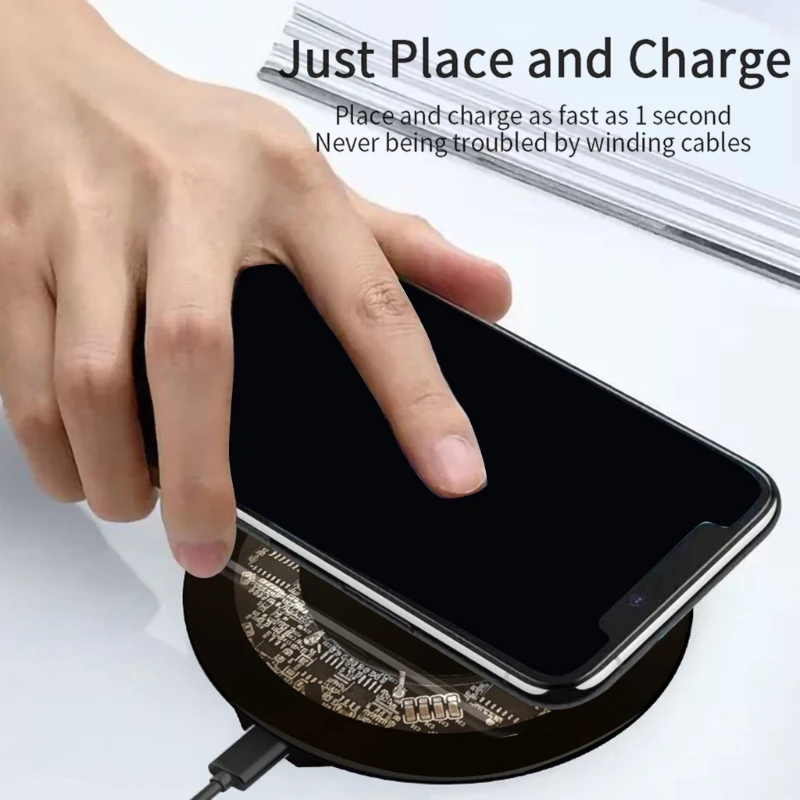 

15W Magnetic Charger for Smartphone Quick Charge Accessories Portable Mobilephone Charger Cable Fast Charging Device