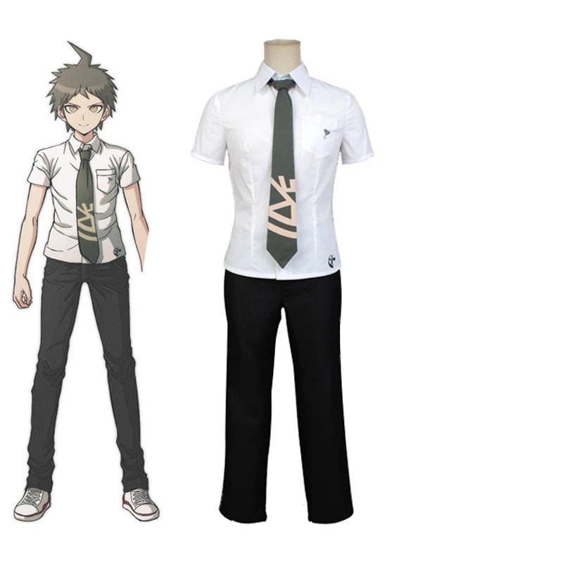 

Danganronpa Hinata Hajime Anime Cosplay Costume Set Halloween Costumes For Men Japanese Carnival Performance Prop