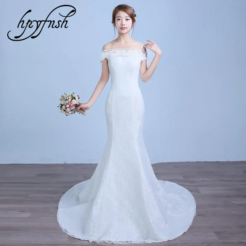 Свадебное платье с открытыми плечами в Корейском стиле белое и красное свадебное