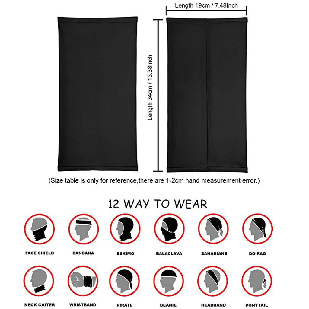 

Children Kids Washablebandana scarf Multifunctional Head Scarf Neck Cover Bandage Reusable Cycling Sun Protection Bandanas 2020