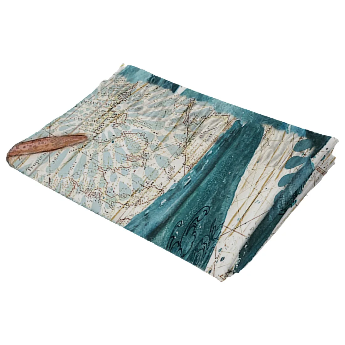 Женский зимний шарф китовый океанский пейзаж кашемировый Мужская шаль женское