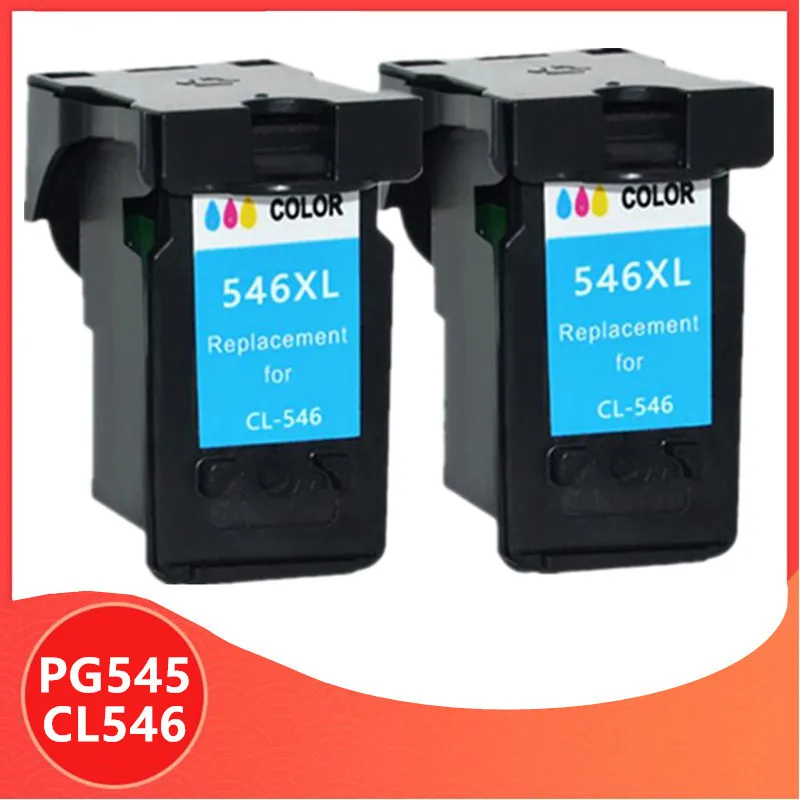 

2 Color PG545 CL546 replacement for canon ink cartridge pg545xl pg 545 545XL for pixma MG2950 MG2550 MG2500 MG3050 MG2450 MG3051