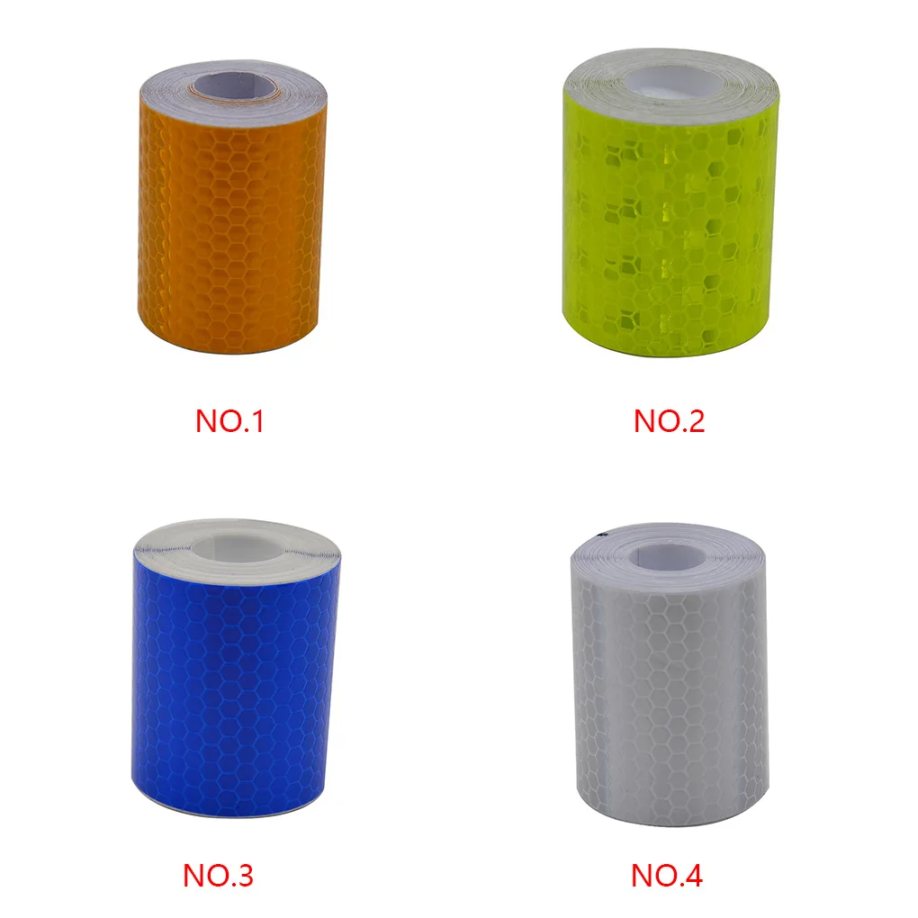 

Safety Mark Reflective Tape Sticker Car Styling Self Adhesive Warning Tape Automobiles Motorcycle Decor Strip