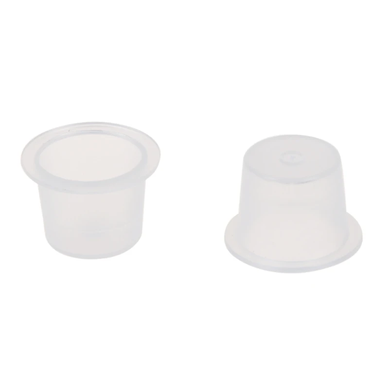 200 Пластиковые средние татуировки Чернила чашки колпачки-держатели поставки |