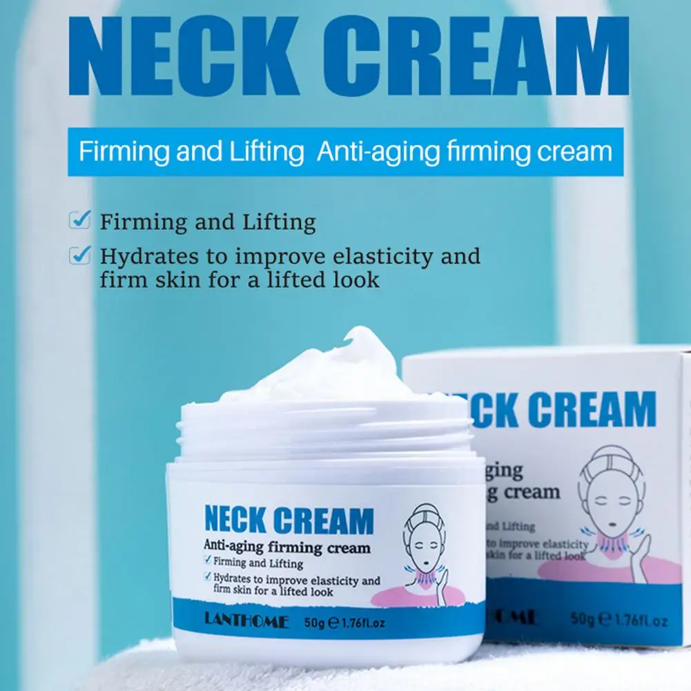 

Neck Cream Moisturizer Cream Fine Lines to Smooth Skin Firming Wrinkle Remover Cream Rejuvenation Firming Skin Whitening Shape
