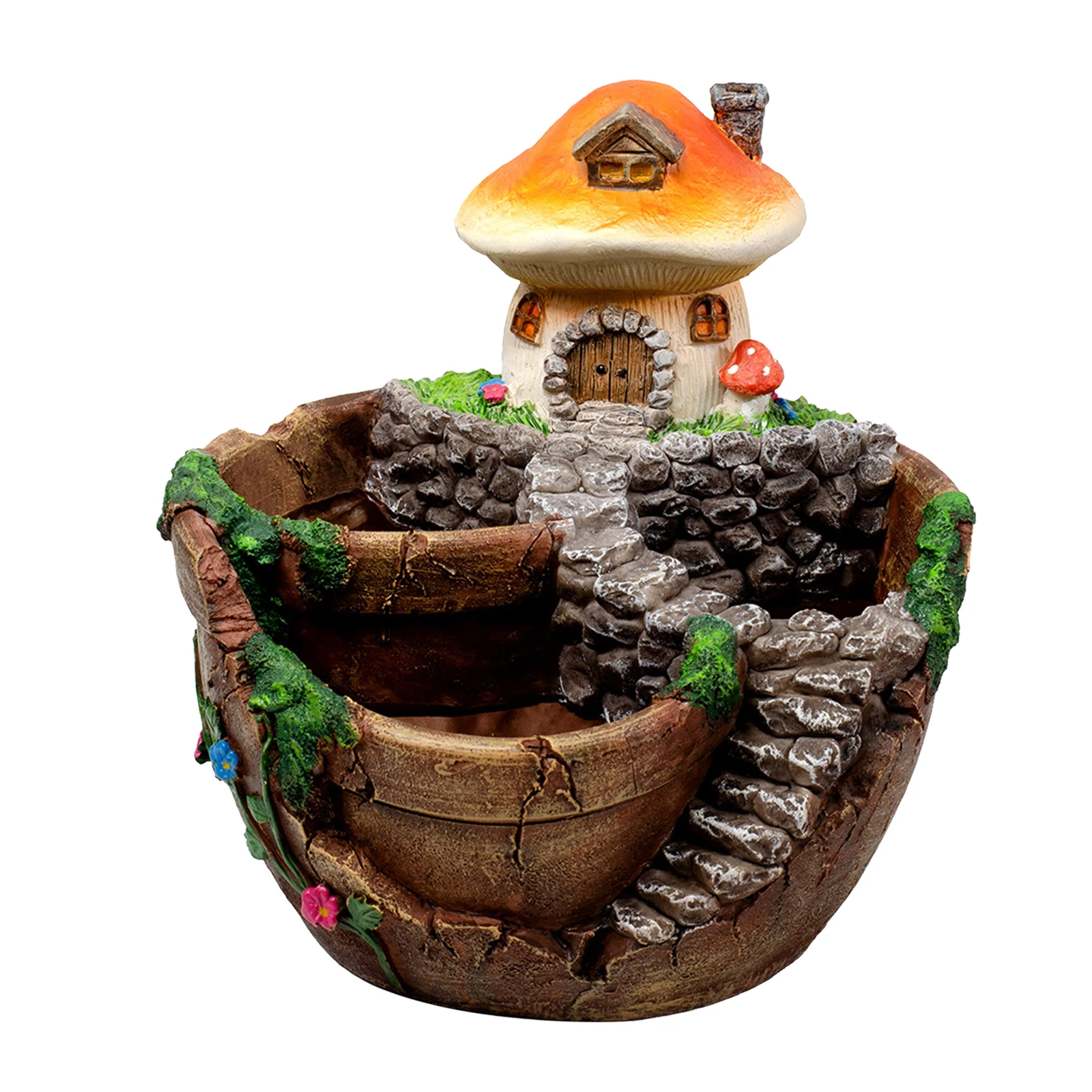 Креативный цветочный горшок суккуленты садовый полимерный контейнер домашняя