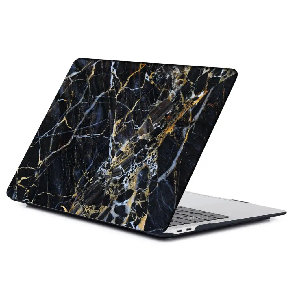 Мраморный Жесткий Чехол для ноутбука Macbook Touch ID Air 13 Pro retina 12 13 15 сенсорный экран для Macbook Air 13+ чехол для клавиатуры
