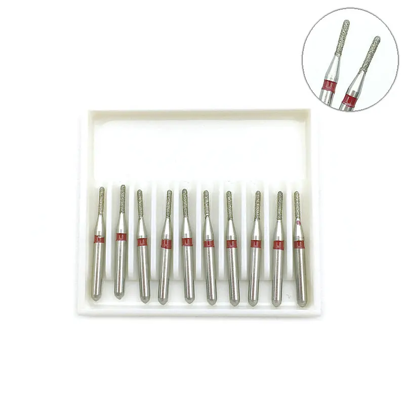 10 шт. Стоматологические алмазные Буры стоматологические для высокоскоростных